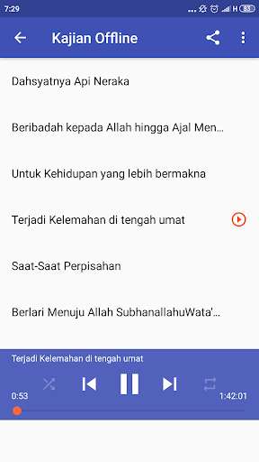 Run android online APK Kajian Ust Dzulqarnain Sunusi Offline from MyAndroid or emulate Kajian Ust Dzulqarnain Sunusi Offline using MyAndroid