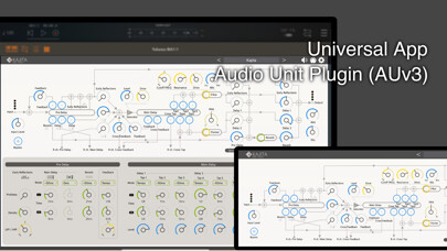 Emulate iPhone app Kajita - AUv3 Plugin Effect using MyAndroid