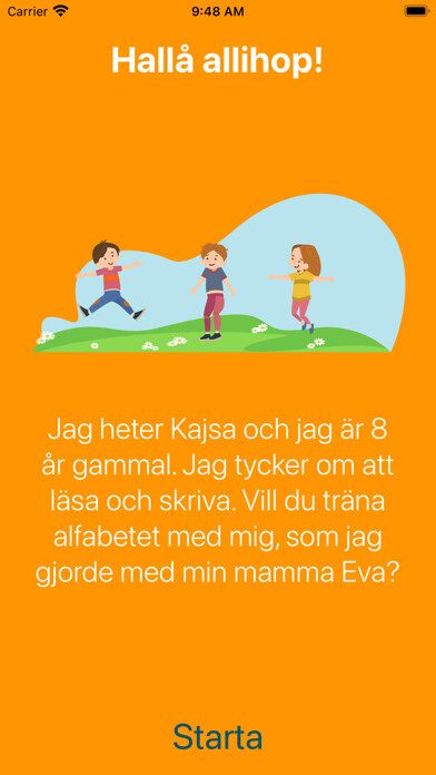 Emulate iPhone app Kajsas ABC - Lär dig alfabetet using MyAndroid Emulate iPhone app Kajsas ABC - Lär dig alfabetet using MyAndroid