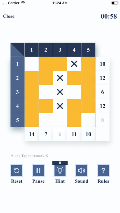 Emulate iPhone app Kakurasu Challenge using MyAndroid Emulate iPhone app Kakurasu Challenge using MyAndroid