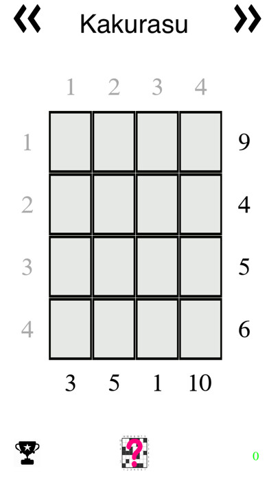 Emulate iPhone app Kakurasu (Sudoku like Japanese Puzzle Game) using MyAndroid Emulate iPhone app Kakurasu (Sudoku like Japanese Puzzle Game) using MyAndroid