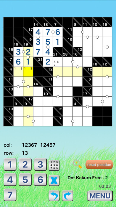 Emulate iPhone app Kakuro Challenge - Cross Sum using MyAndroid Emulate iPhone app Kakuro Challenge - Cross Sum using MyAndroid