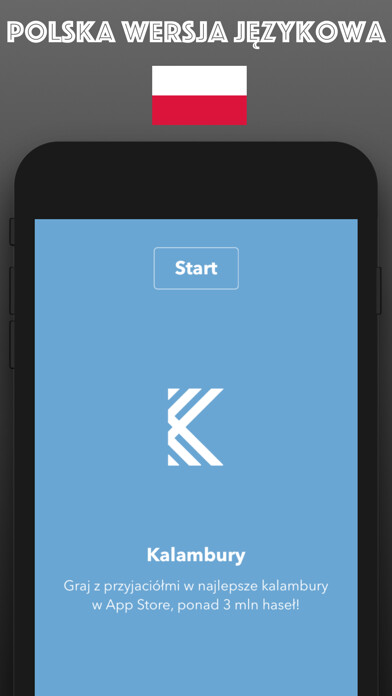 Emulate iPhone app Kalambury - Heads Up using MyAndroid