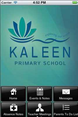 Emulate Android APK Kaleen Primary School
