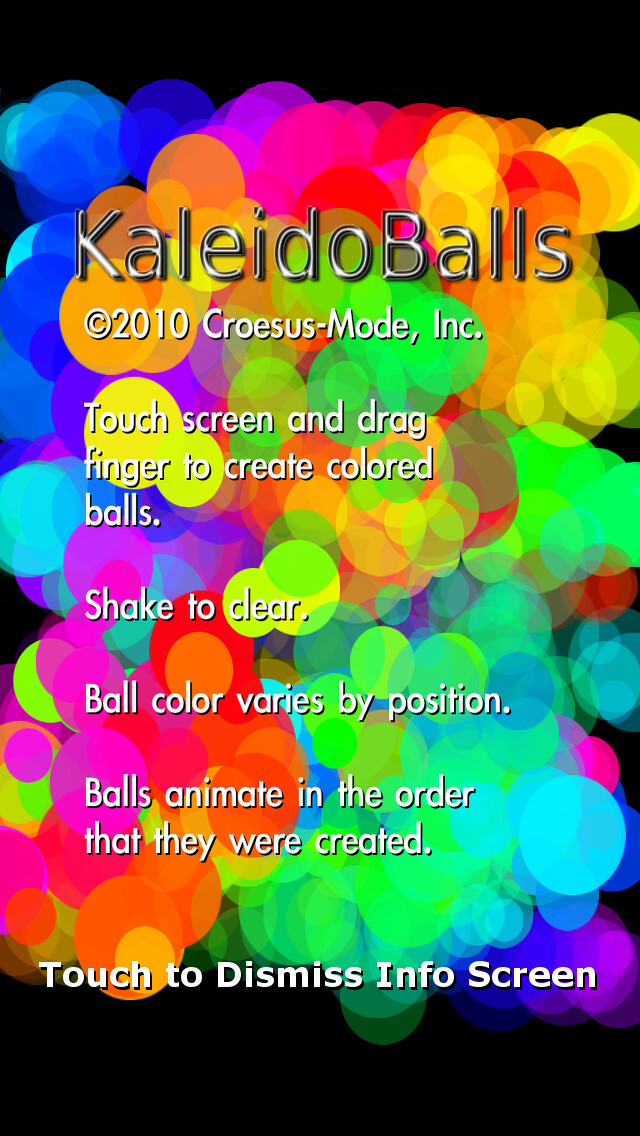 Emulate iPhone app KaleidoBalls-Free using MyAndroid Emulate iPhone app KaleidoBalls-Free using MyAndroid
