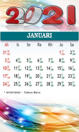 Run android online APK Kalendar Sabah 2021 from MyAndroid or emulate Kalendar Sabah 2021 using MyAndroid