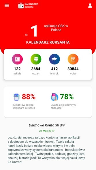 Run android online APK Kalendarz Kursanta from MyAndroid or emulate Kalendarz Kursanta using MyAndroid