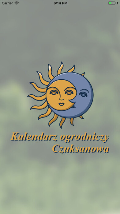 Emulate iPhone app Kalendarz Ogrodniczy Czuksanow using MyAndroid