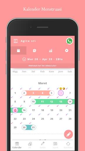 Run android online APK Kalender Haid, KB Pil, Suntik dan Alami from MyAndroid or emulate Kalender Haid, KB Pil, Suntik dan Alami using MyAndroid
