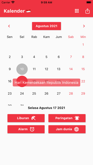 Run android online APK Kalender Indonesia 2022 from MyAndroid or emulate Kalender Indonesia 2022 using MyAndroid