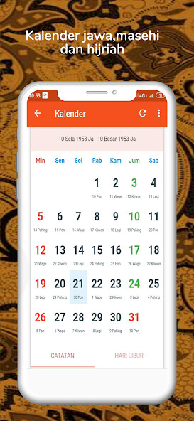 Run android online APK Kalender JAWA  PRIMBON from MyAndroid or emulate Kalender JAWA  PRIMBON using MyAndroid
