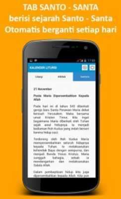 Emulate Android APK Kalender Liturgi Emulate Android APK Kalender Liturgi
