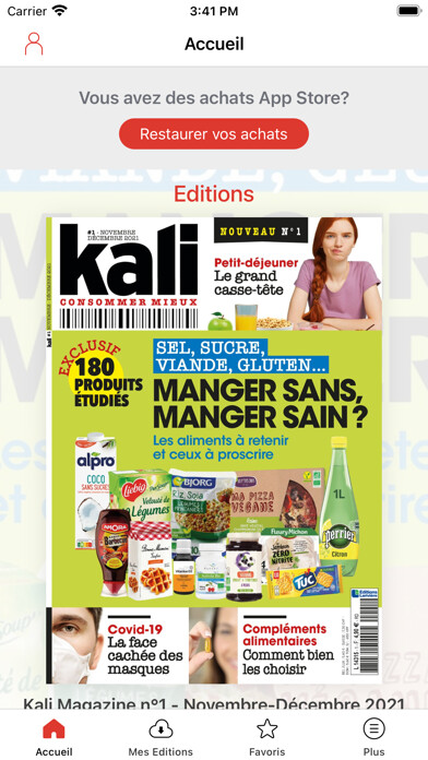 Emulate iPhone app Kali Magazine using MyAndroid