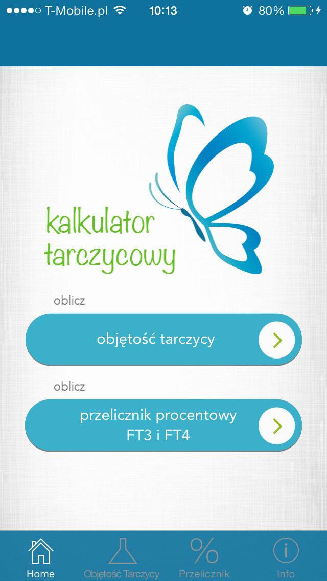Emulate iPhone app KalkulatorTarczycowy using MyAndroid Emulate iPhone app KalkulatorTarczycowy using MyAndroid
