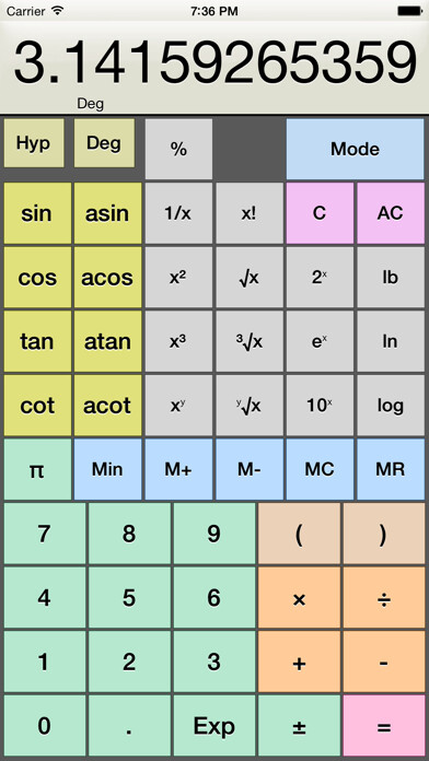 Emulate iPhone app Kalkulilo (Calculator) using MyAndroid Emulate iPhone app Kalkulilo (Calculator) using MyAndroid