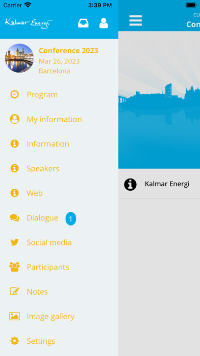 Emulate iPhone app Kalmar Energis EventApp using MyAndroid Emulate iPhone app Kalmar Energis EventApp using MyAndroid