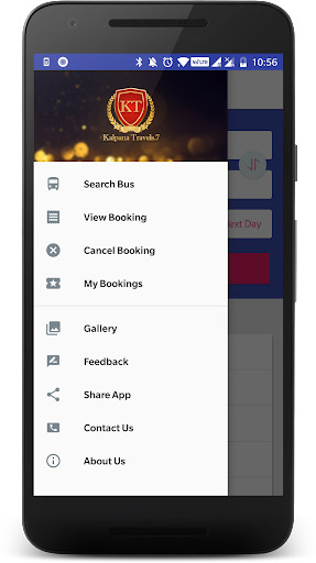 Run android online APK Kalpana travels.7 (Regd) from MyAndroid or emulate Kalpana travels.7 (Regd) using MyAndroid
