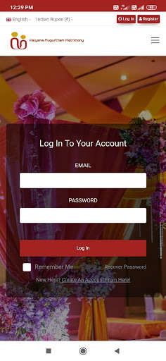 Run android online APK kalyanamugurthammatrimony from MyAndroid or emulate kalyanamugurthammatrimony using MyAndroid