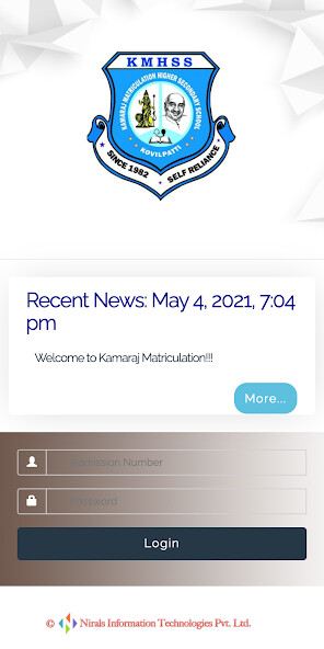 Run android online APK kamaraj matric school from MyAndroid or emulate kamaraj matric school using MyAndroid
