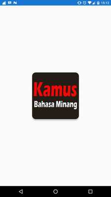 Emulate Android APK Kamus Bahasa Minang