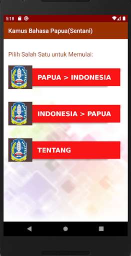 Run android online APK Kamus Bahasa Papua Sentani from MyAndroid or emulate Kamus Bahasa Papua Sentani using MyAndroid Run android online APK Kamus Bahasa Papua Sentani from MyAndroid or emulate Kamus Bahasa Papua Sentani using MyAndroid