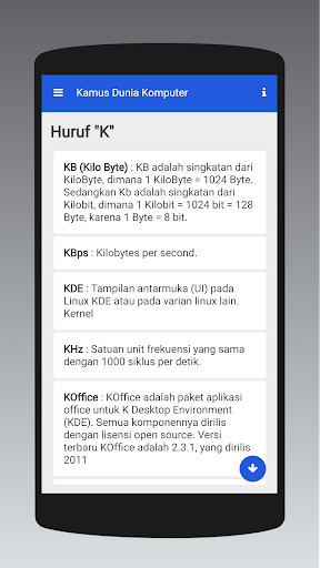 Run android online APK Kamus Dunia Komputer from MyAndroid or emulate Kamus Dunia Komputer using MyAndroid
