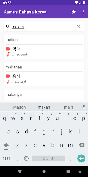Run android online APK Kamus Korea Indonesia from MyAndroid or emulate Kamus Korea Indonesia using MyAndroid
