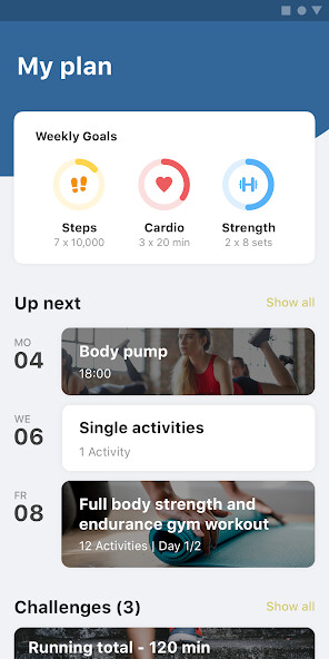 Emulate Android APK KANA Fitness