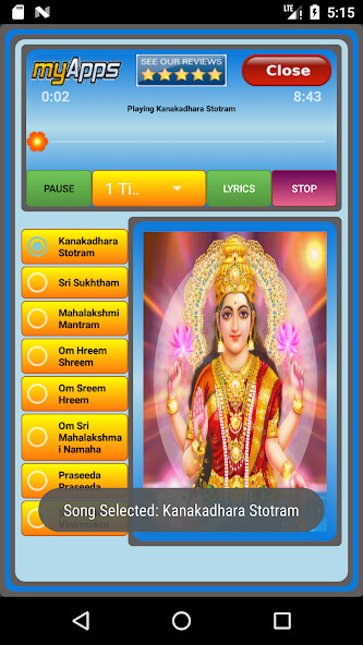 Run android online APK Kanakadhara Stotram And Maha lakshmi Stotrams from MyAndroid or emulate Kanakadhara Stotram And Maha lakshmi Stotrams using MyAndroid Run android online APK Kanakadhara Stotram And Maha lakshmi Stotrams from MyAndroid or emulate Kanakadhara Stotram And Maha lakshmi Stotrams using MyAndroid