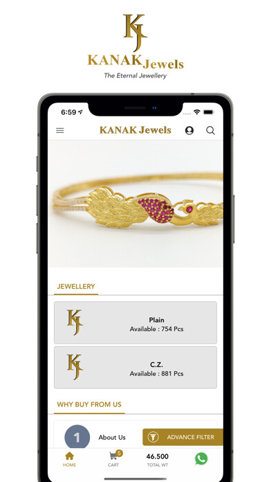Emulate iPhone app Kanak Jewels using MyAndroid