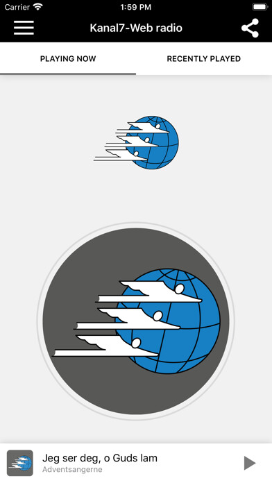 Emulate iPhone app Kanal7-Web radio using MyAndroid