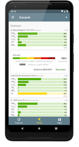 Run android online APK Kanarek - jako?? powietrza from MyAndroid or emulate Kanarek - jako?? powietrza using MyAndroid