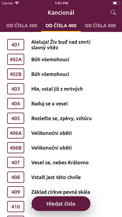 Emulate iPhone app Kancionál using MyAndroid Emulate iPhone app Kancionál using MyAndroid