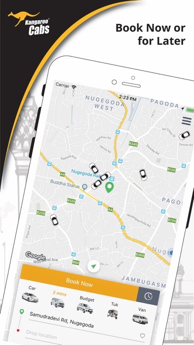 Emulate iPhone app Kangaroo Cabs 2588588 using MyAndroid Emulate iPhone app Kangaroo Cabs 2588588 using MyAndroid