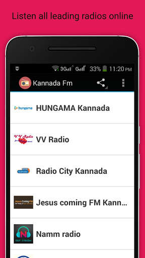 Emulate Android APK Kannada Radios
