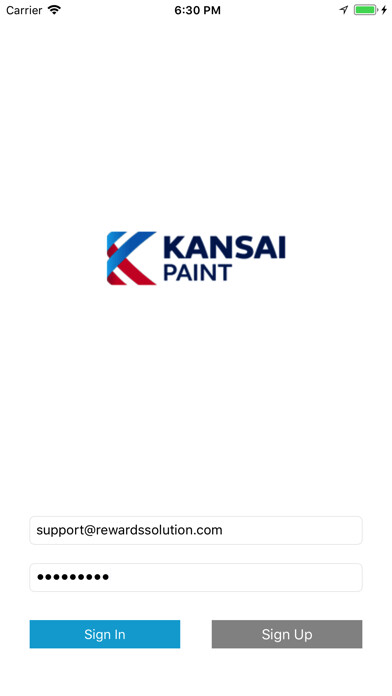 Emulate iPhone app Kansai Paint Mobile Rewards using MyAndroid Emulate iPhone app Kansai Paint Mobile Rewards using MyAndroid