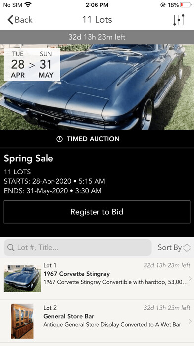 Emulate iPhone app Kansas Estate Auctions using MyAndroid Emulate iPhone app Kansas Estate Auctions using MyAndroid