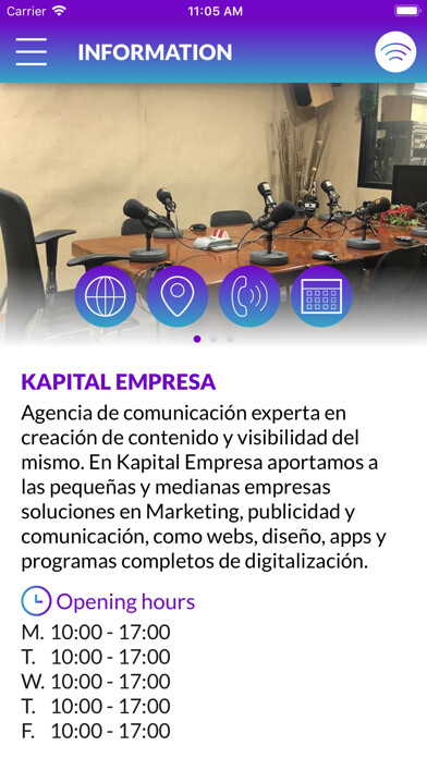 Emulate iPhone app Kapital Empresa using MyAndroid