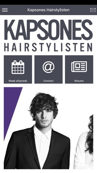Emulate iPhone app Kapsones Hairstylisten using MyAndroid Emulate iPhone app Kapsones Hairstylisten using MyAndroid