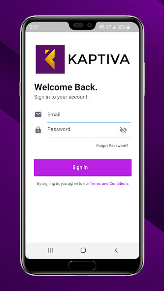 Run android online APK Kaptiva from MyAndroid or emulate Kaptiva using MyAndroid
