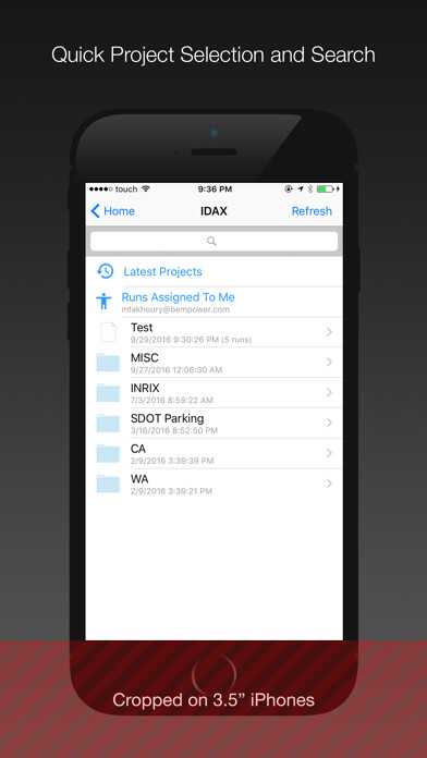 Emulate iPhone app KapturrIt Data Collector using MyAndroid