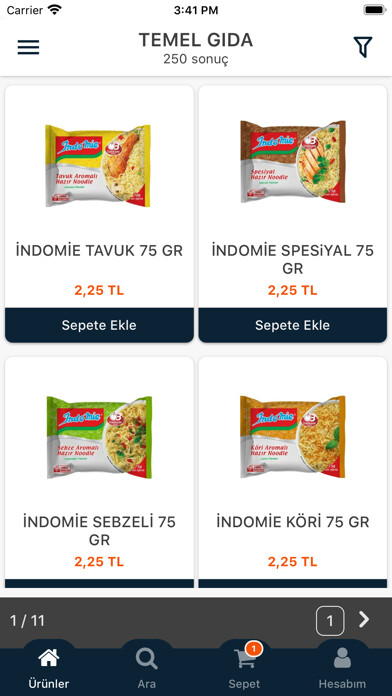 Emulate iPhone app Karaca Market using MyAndroid