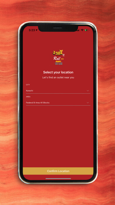 Emulate iPhone app Karachi Hot N Roll using MyAndroid Emulate iPhone app Karachi Hot N Roll using MyAndroid