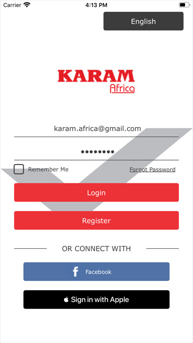Emulate iPhone app Karam Africa using MyAndroid Emulate iPhone app Karam Africa using MyAndroid