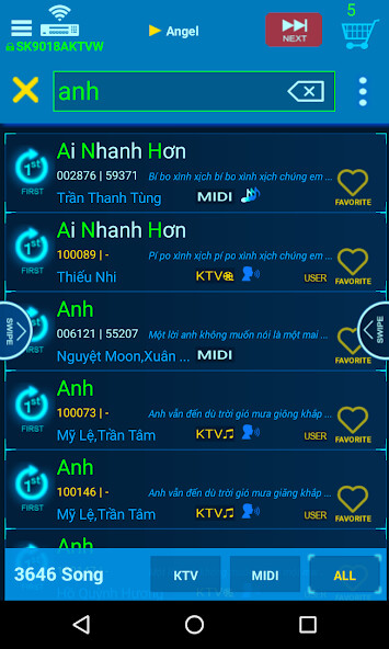 Emulate iPhone app Karaoke Connect using MyAndroid