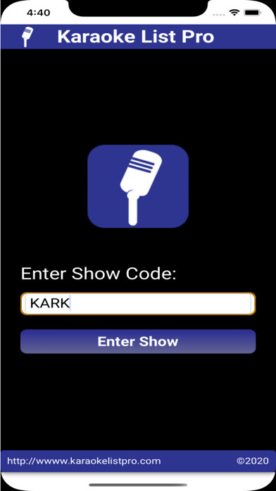 Emulate iPhone app Karaoke List Pro using MyAndroid Emulate iPhone app Karaoke List Pro using MyAndroid