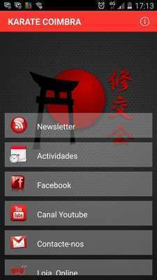 Emulate Android APK Karate Coimbra Connect