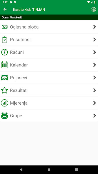 Run android online APK Karate klub Tinjan from MyAndroid or emulate Karate klub Tinjan using MyAndroid