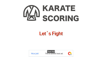 Emulate iPhone app Karate Scoring using MyAndroid