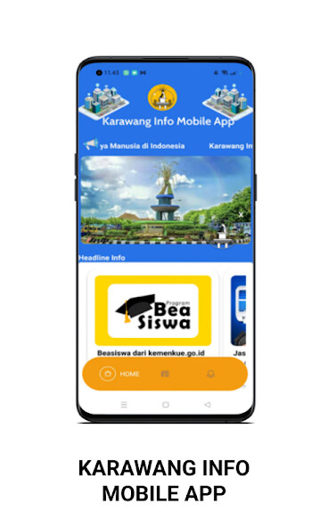 Run android online APK Karawang Info from MyAndroid or emulate Karawang Info using MyAndroid